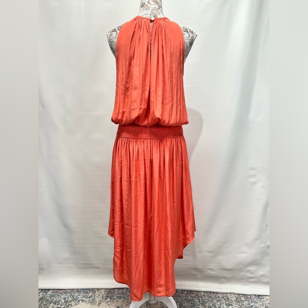 RAMY‎ BROOK Peach Audrey halter neck dress size M - Picture 9 of 15